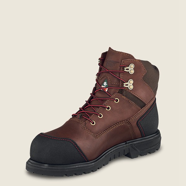 Red Wing Safety Bot Erkek - Brnr Xp - 6-Inch Waterproof Csa Toe - Kahverengi/Siyah - 09QAKIJYD